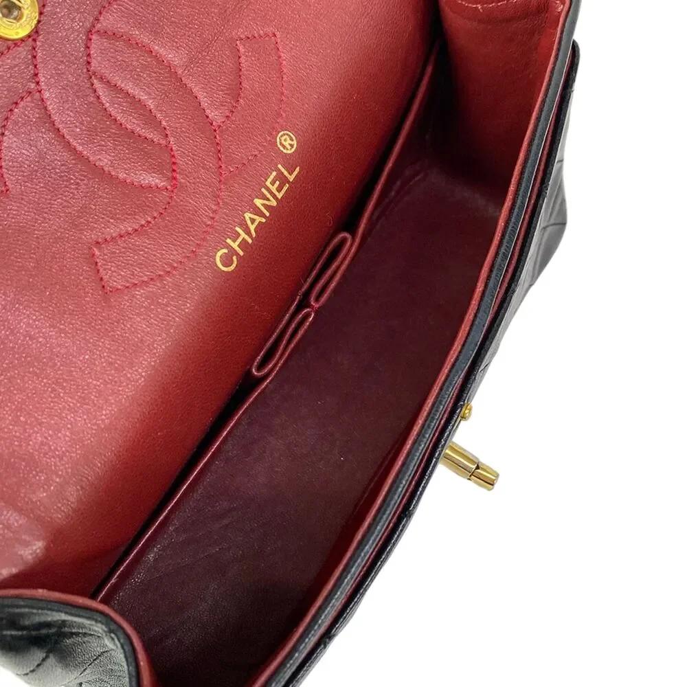 Chanel Double Flap Matelasse Shoulder Bag A01113